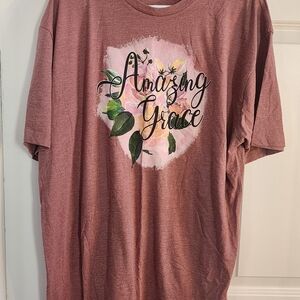 Amazing Grace Graphic Tee - Pink